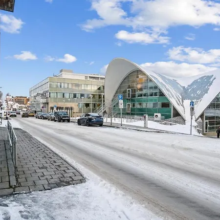 Stille Med Topp Beliggenhet I Sentrum Tromsø