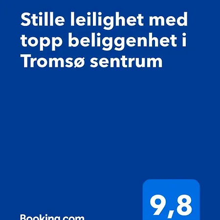 Stille Med Topp Beliggenhet I Sentrum Tromsø